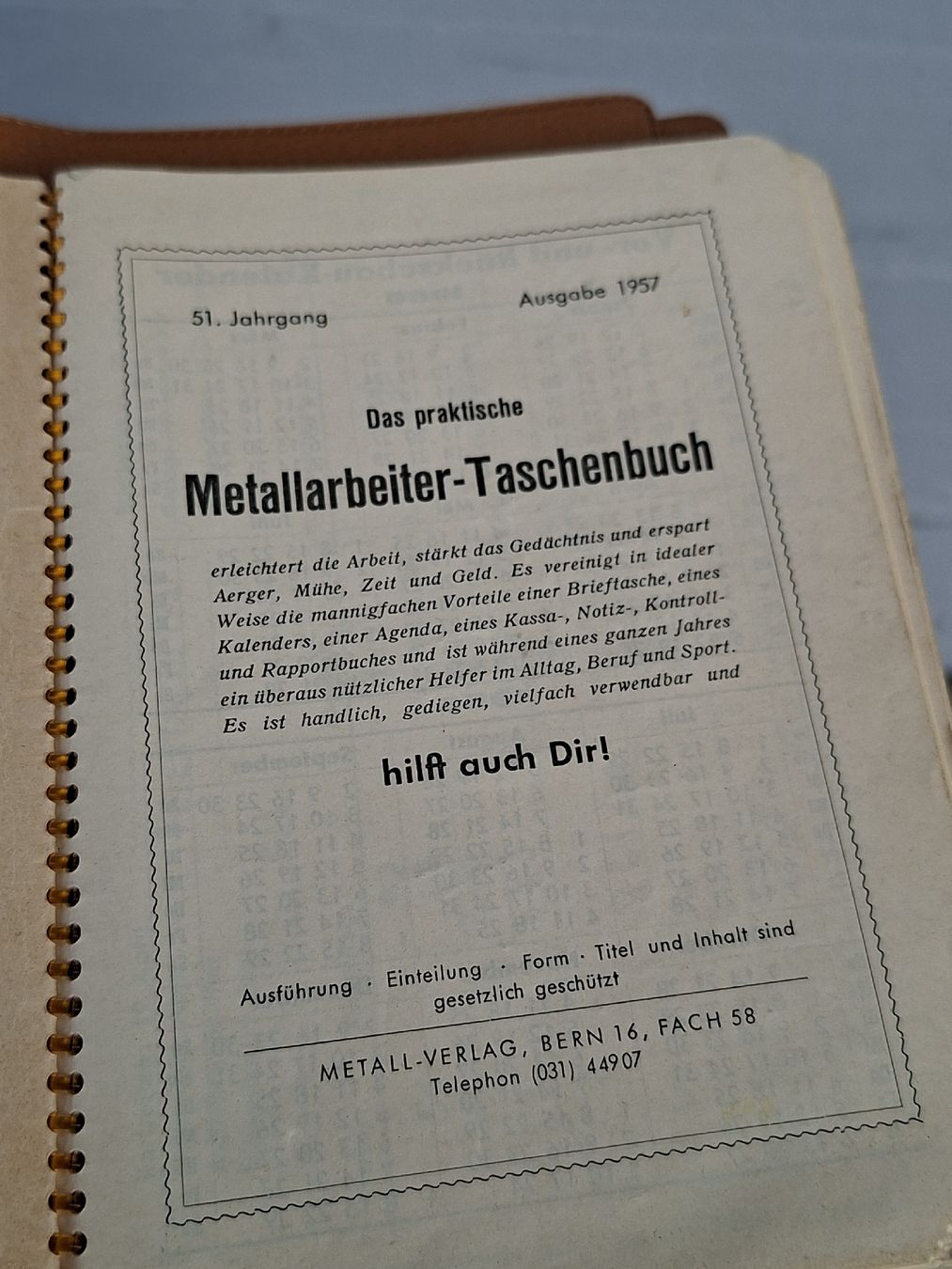 Altro in  Abbigliamento & Accessori: Metallarbeiter -- Taschenbuch 1957 – Usato da Ganterschwil venduto da HeidiuPeter 1