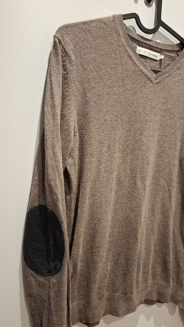 Pulls & Sweat-shirts: Celio v-neck sweater with elbow patch size S – D'occasion à Zürich par pto_6wfs 2