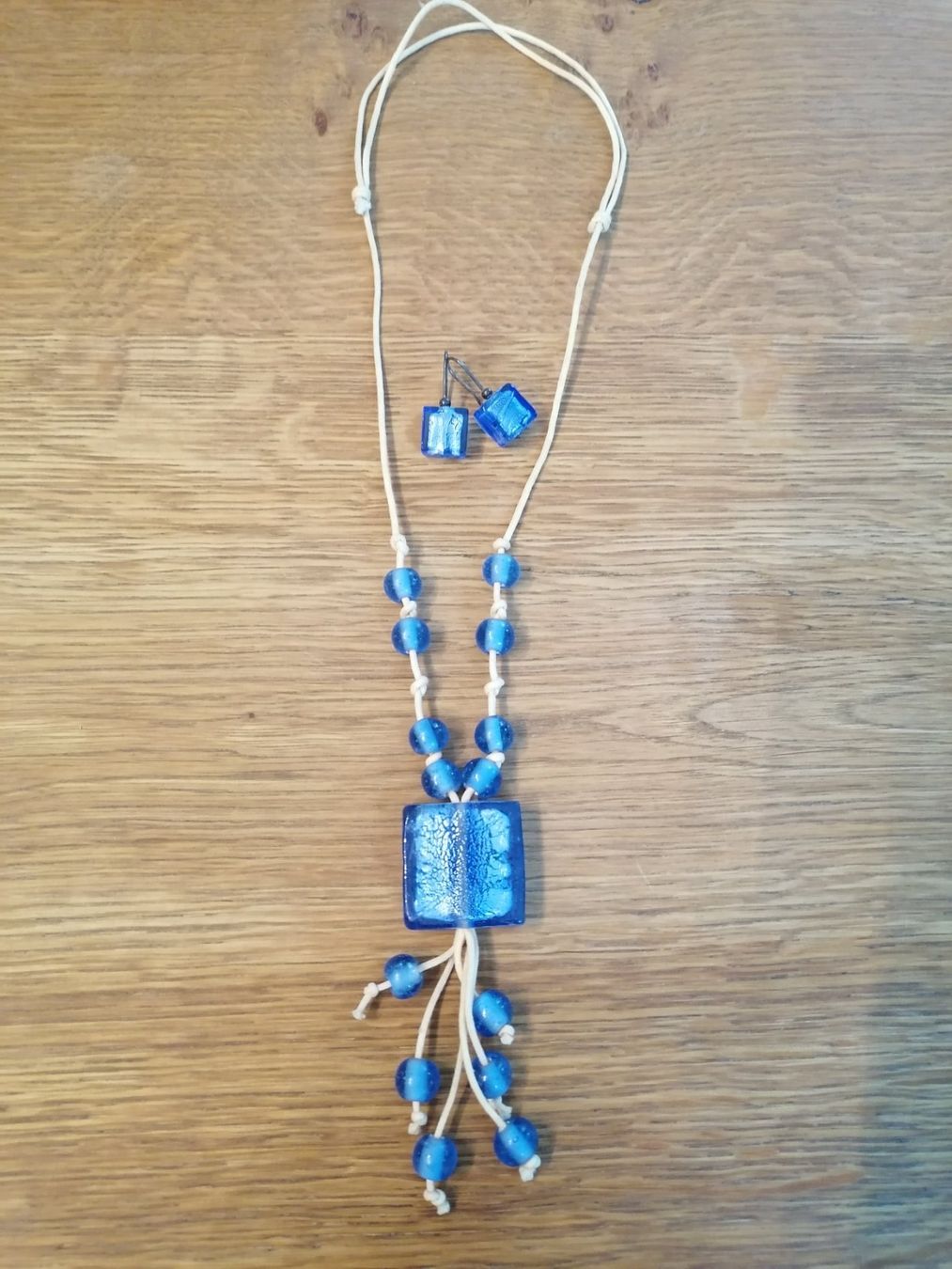 Murano Catenine: Kette und Ohrringe aus Murano – Usato da Ebikon venduto da Songbird85