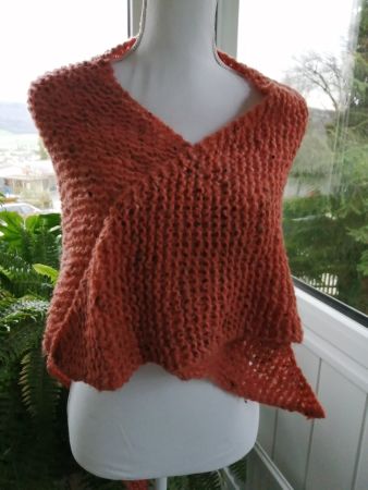 AKTION Schultertuch gestrickt, Grösse: 140x80cm