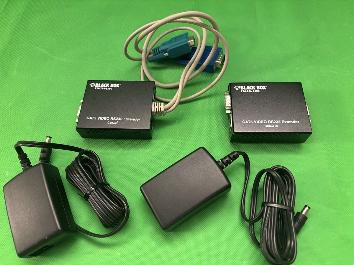 Convertitori: Black Box CAT5 Video RS232 Extender Set gebraucht – Usato da Kilchberg ZH venduto da bionicdog