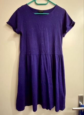 Blue skater dress - Topshop - size 36