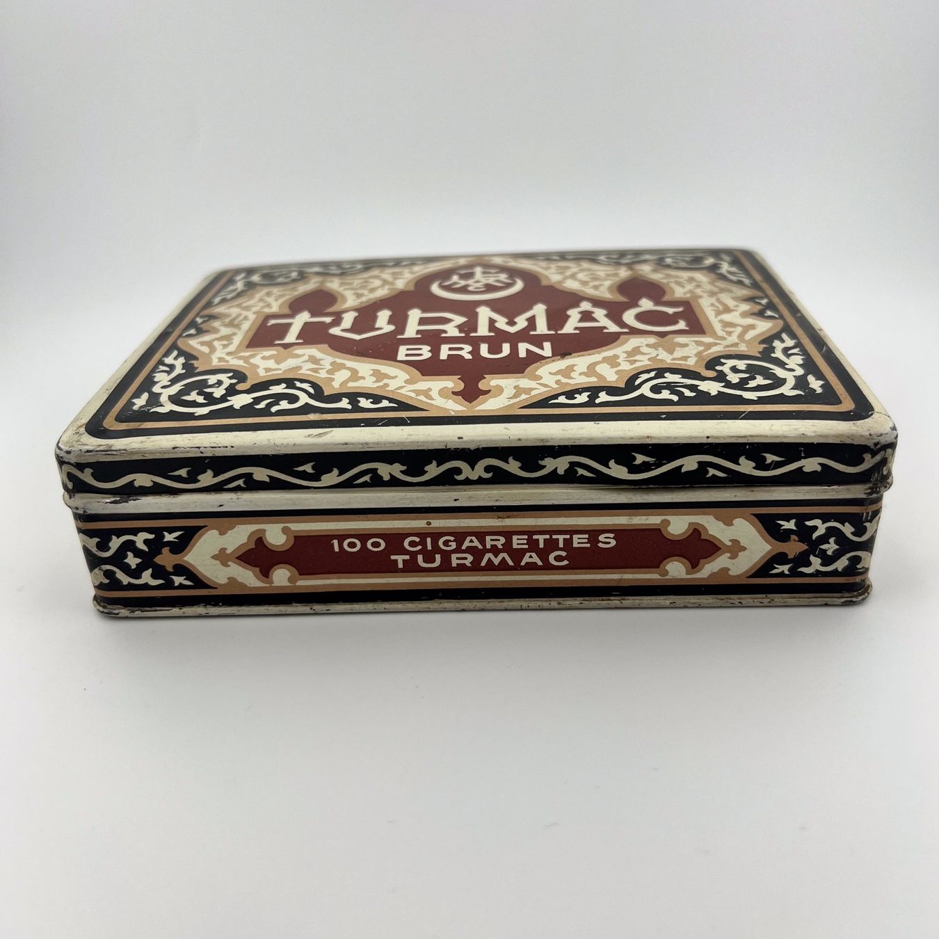 Dosen: Vintage Blechdose Turmac Brun Zigaretten Reklame Blech Dose – Gebraucht aus Neuhausen von rraayy 1