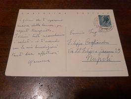 Carte Postale Ancienne d'Italie - Villa San Giovanni 12.4.56