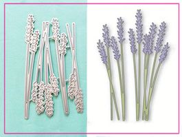 Lavendel - Stanzschablone
