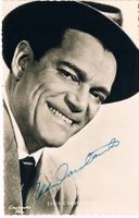 Eddie Constantine 1917-93 Autogramm Vintage Foto 9x14cm