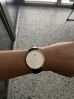 Daniel Wellington Uhr gold schwarz Leder