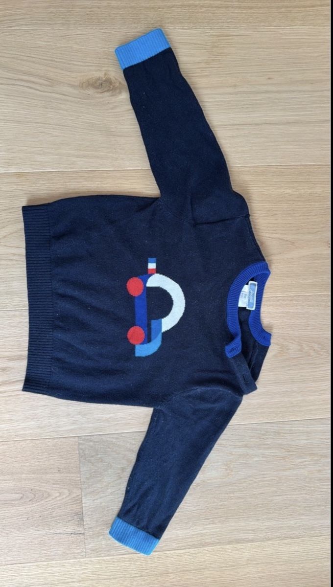 Jacadi Maglioni & Felpe: Warmer Jacadi Pullover mit Auto-Motiv, Grösse 81 – Nuovo (secondo la descrizione) da Sonnental venduto da sop_9scm