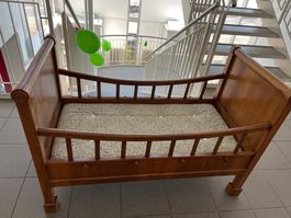 Biedermeier Kinderbett echt antik