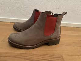 Ecco Ankle Boots Leder Grösse 40 - Sand