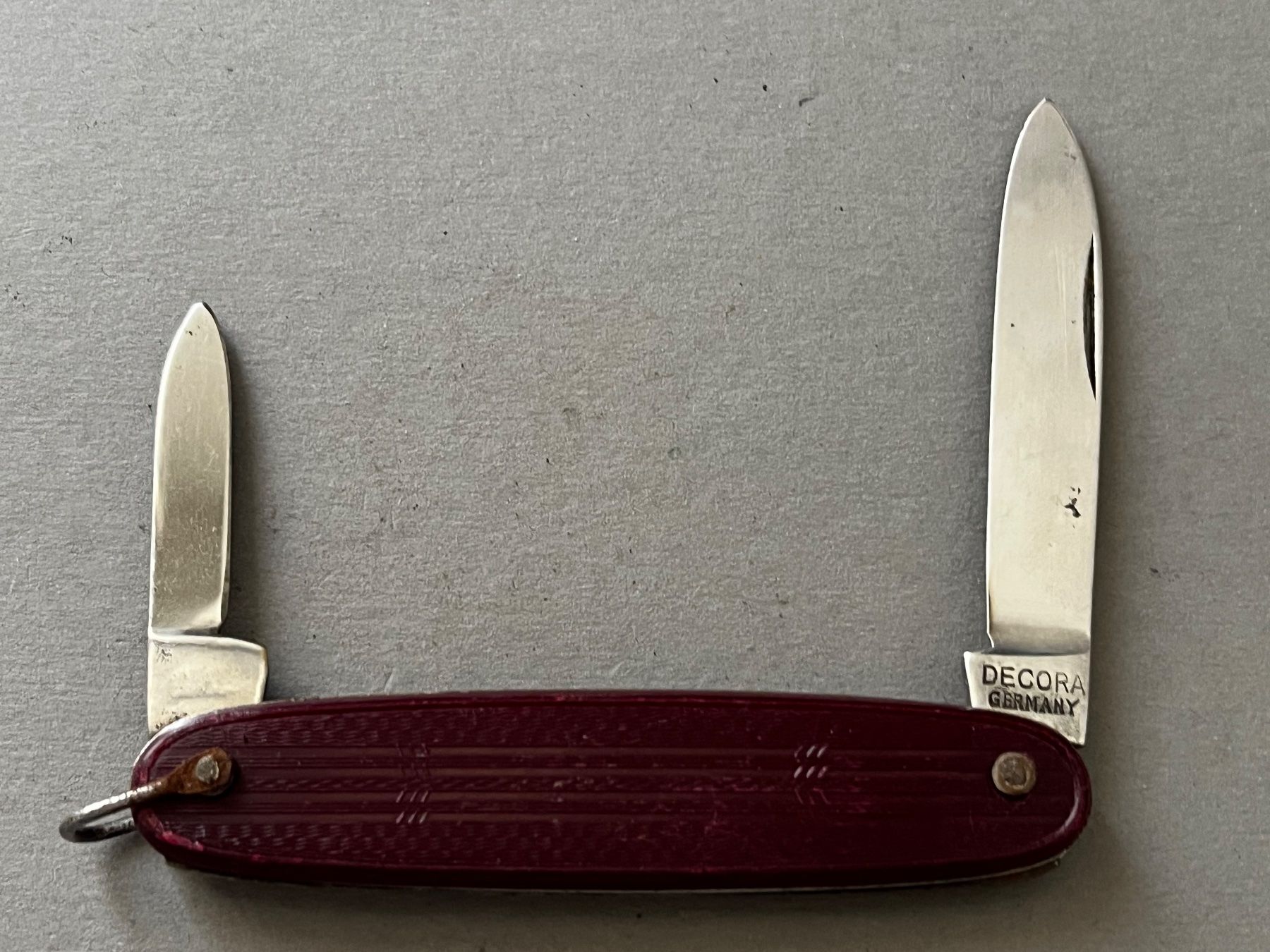 Solingen Taschenmesser: Altes Sackmesser DECORA/SOLINGEN 88 mm - selten – Gebraucht aus Zürich von FV.vintage