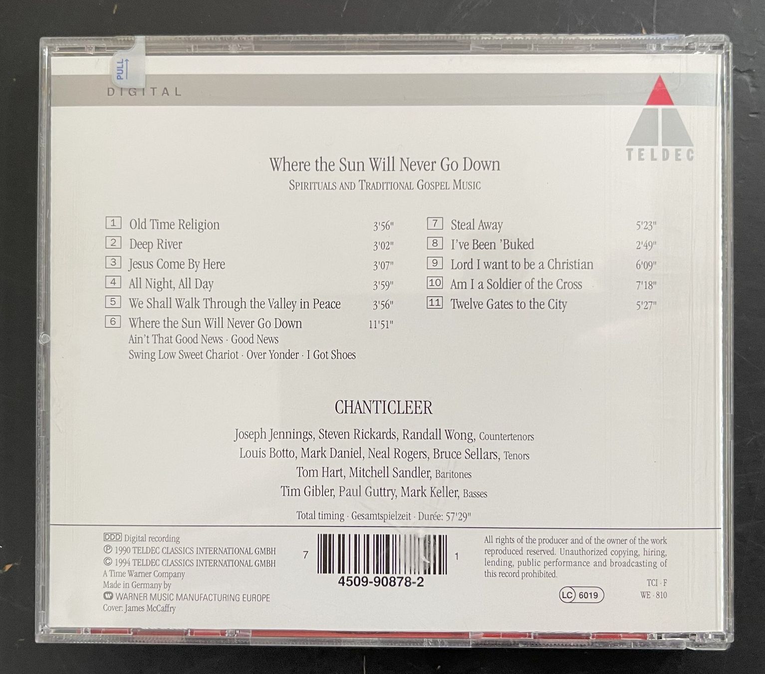 CD: Chanticleer - Gospel Music CD - Ungepackt – Nuovo e nell'imballaggio originale da Oftringen venduto da Vucki 1