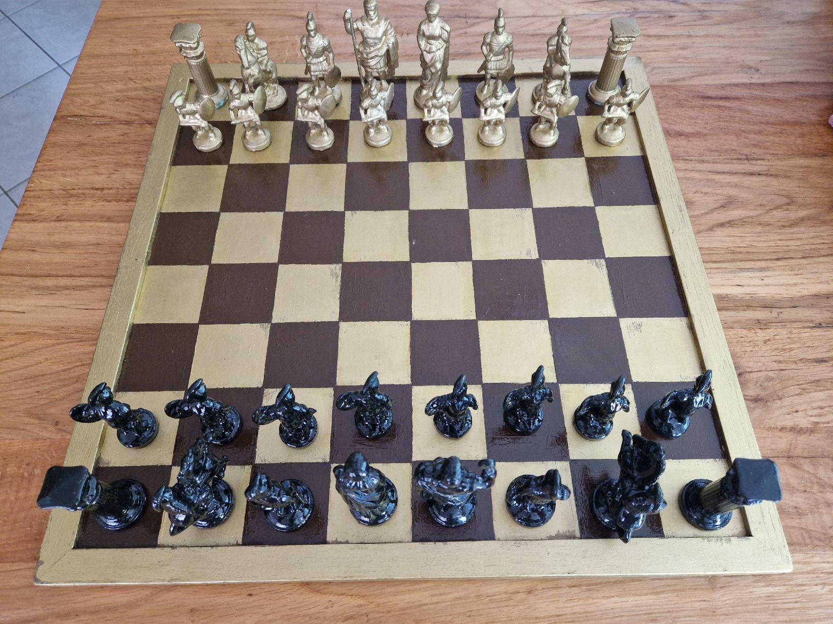 Spiele: Handgemachtes Schachspiel – Gebraucht aus Sursee von FKZ_13