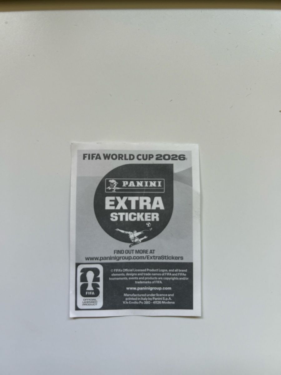 Panini Carte collezionabili: Panini WM 2026 Extra Sticker Doku – Usato da Solothurn venduto da Cfluehmann 1