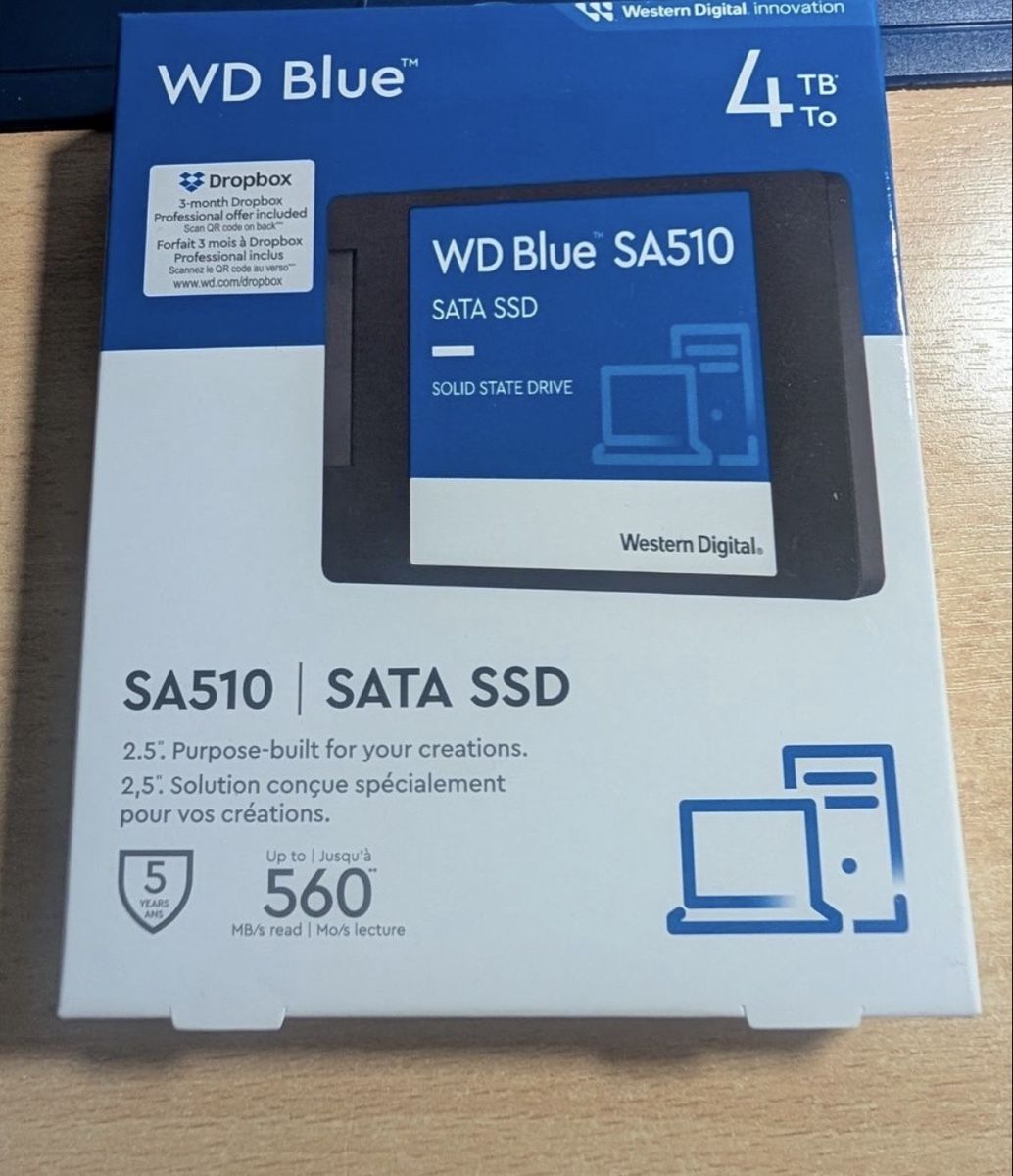 Western Digital Dischi rigidi: WD Blue SA510 4TB SSD – Nuovo e nell'imballaggio originale da Pfäffikon SZ venduto da cha_lh26