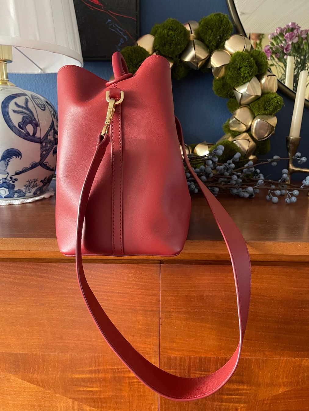 Taschen für Damen: ELLEME HANDTASCHE BORDEAUX – Neu (gemäss Beschreibung) aus Zürich von STYLEHAUS 5