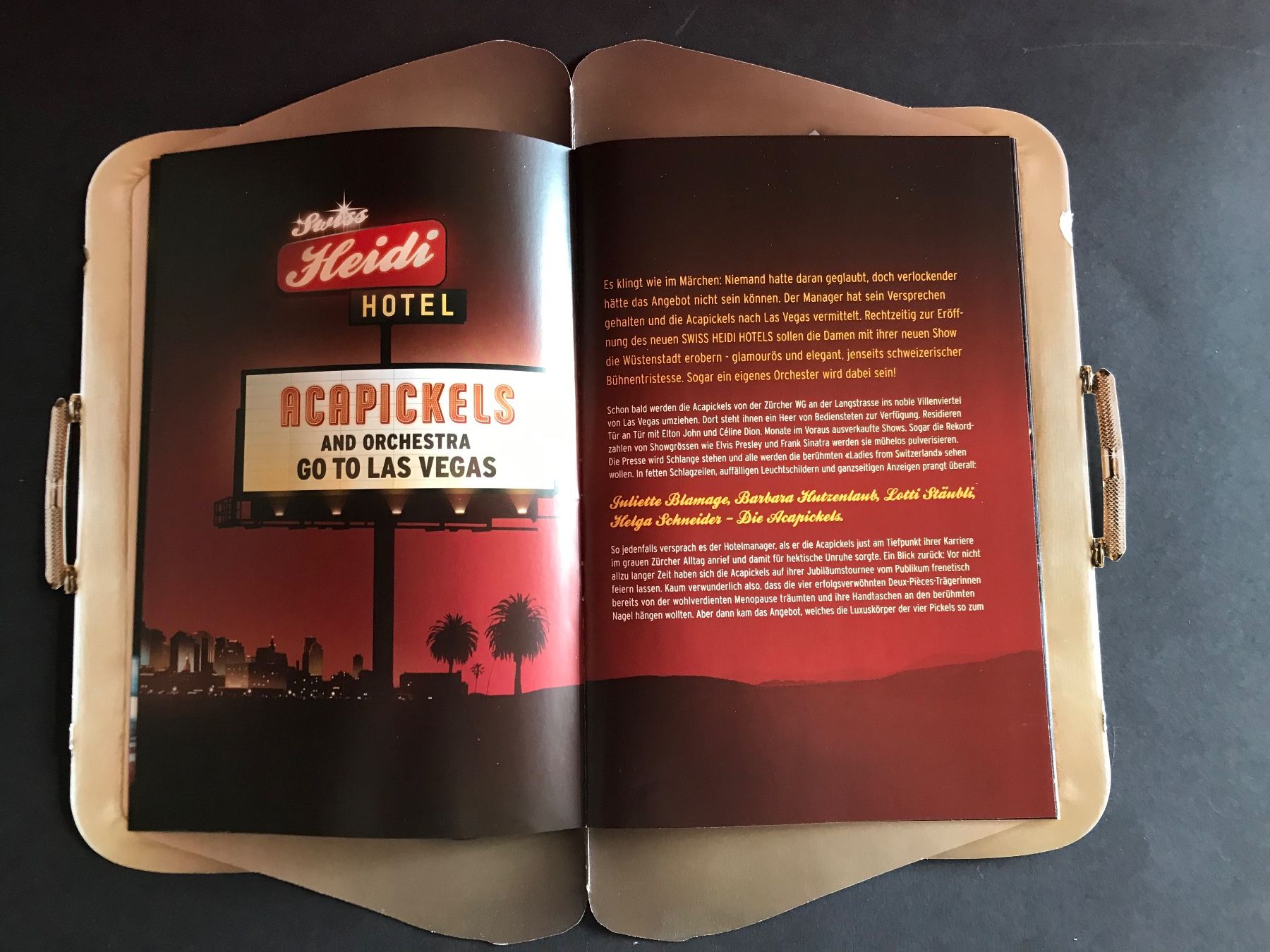 Autografi: ACAPICKLES go to Las Vegas Programmheft Ticket Autogramm – Usato da Däniken SO venduto da allerlei54 5