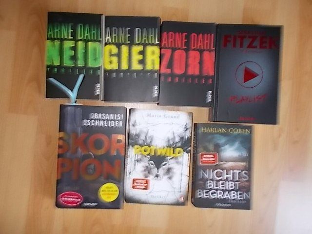 Libri: 7-teiliges Bücherpaket Thriller – Usato da Chexbres venduto da indi03