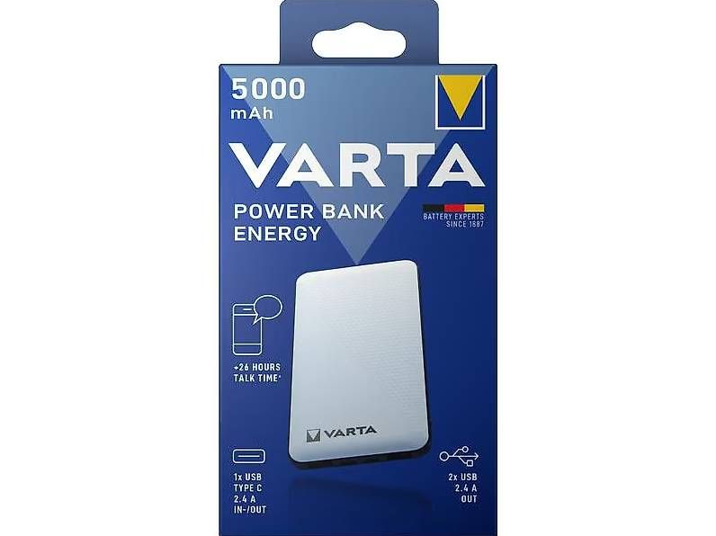 Varta Caricabatterie: VARTA Powerbank 5000 mAh – Nuovo e nell'imballaggio originale da Ziefen venduto da Ringwraith