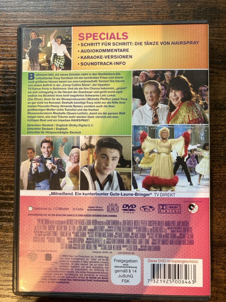 Alle DVDs: Hairspray DVD – Gebraucht aus Glarus von Jhuber78 1