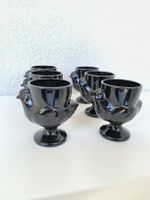 6x coquetiers noirs made in France