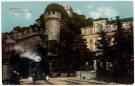E 35 BELLINZONA LOKOMOTIVE MURA CASTELLO SVITTO 1911