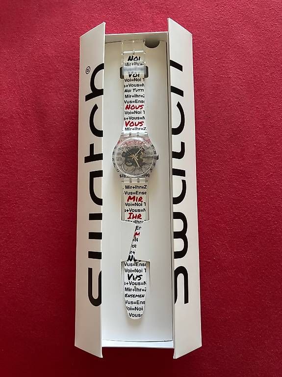 Swatch Uhren: Swatch Aktionärsuhr – Neu und originalverpackt aus Urdorf von mar_5zwj 1