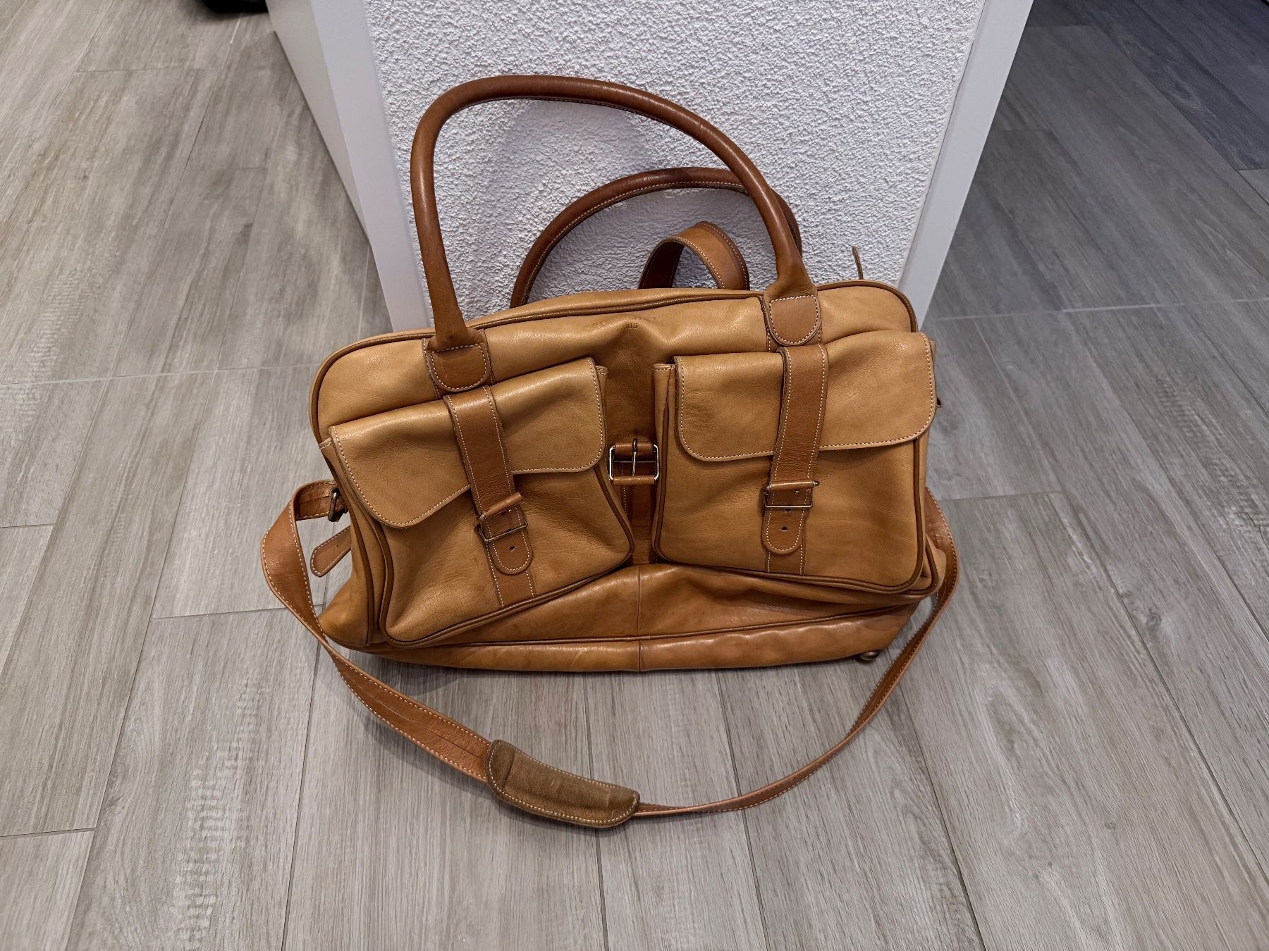 Taschen: George Rech Ledertasche hellbraun – Gebraucht aus Immensee von mikeside