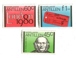 Briefmarken "Rowland Hill". Niederländische Antillen