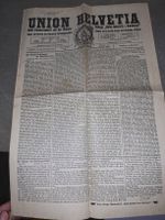 Historische Zeitung Union Helvetia, Hot.Eng.Kulm St.Moritz 