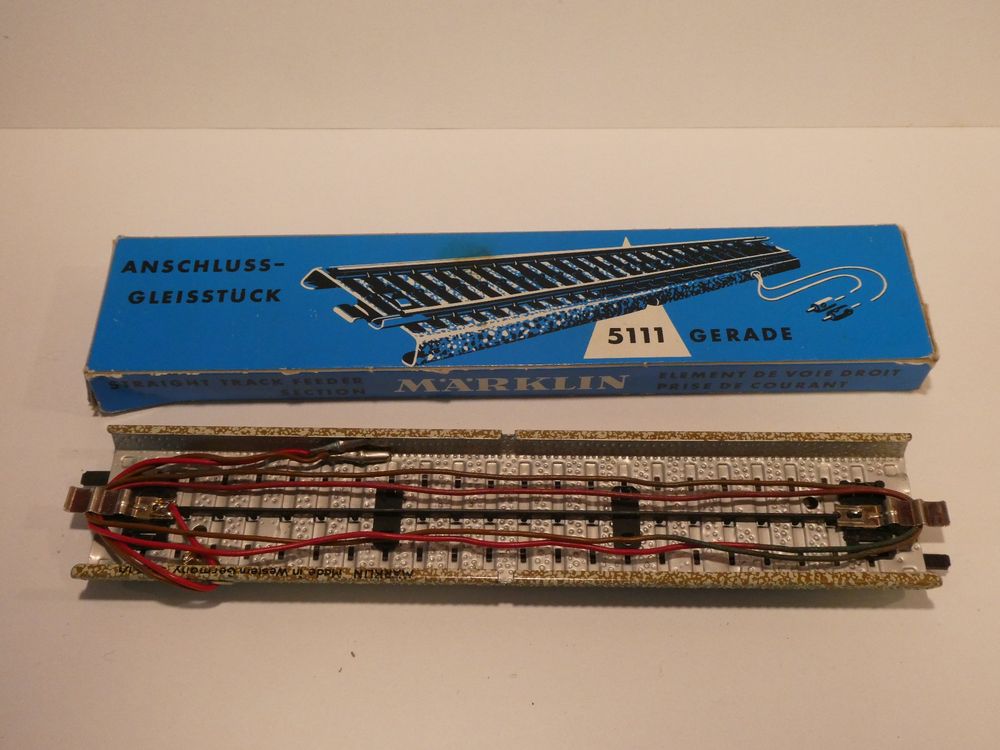 Märklin 5111 Anschlubgleisstück HO (Neu Und Originalverpackt) In St - Foto 9