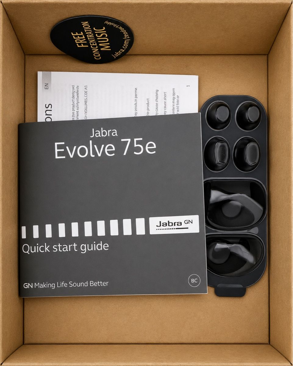 Jabra Cuffie: Jabra Evolve 75e Kopfhörer – Nuovo (secondo la descrizione) da Arbon venduto da pil_cms7 1