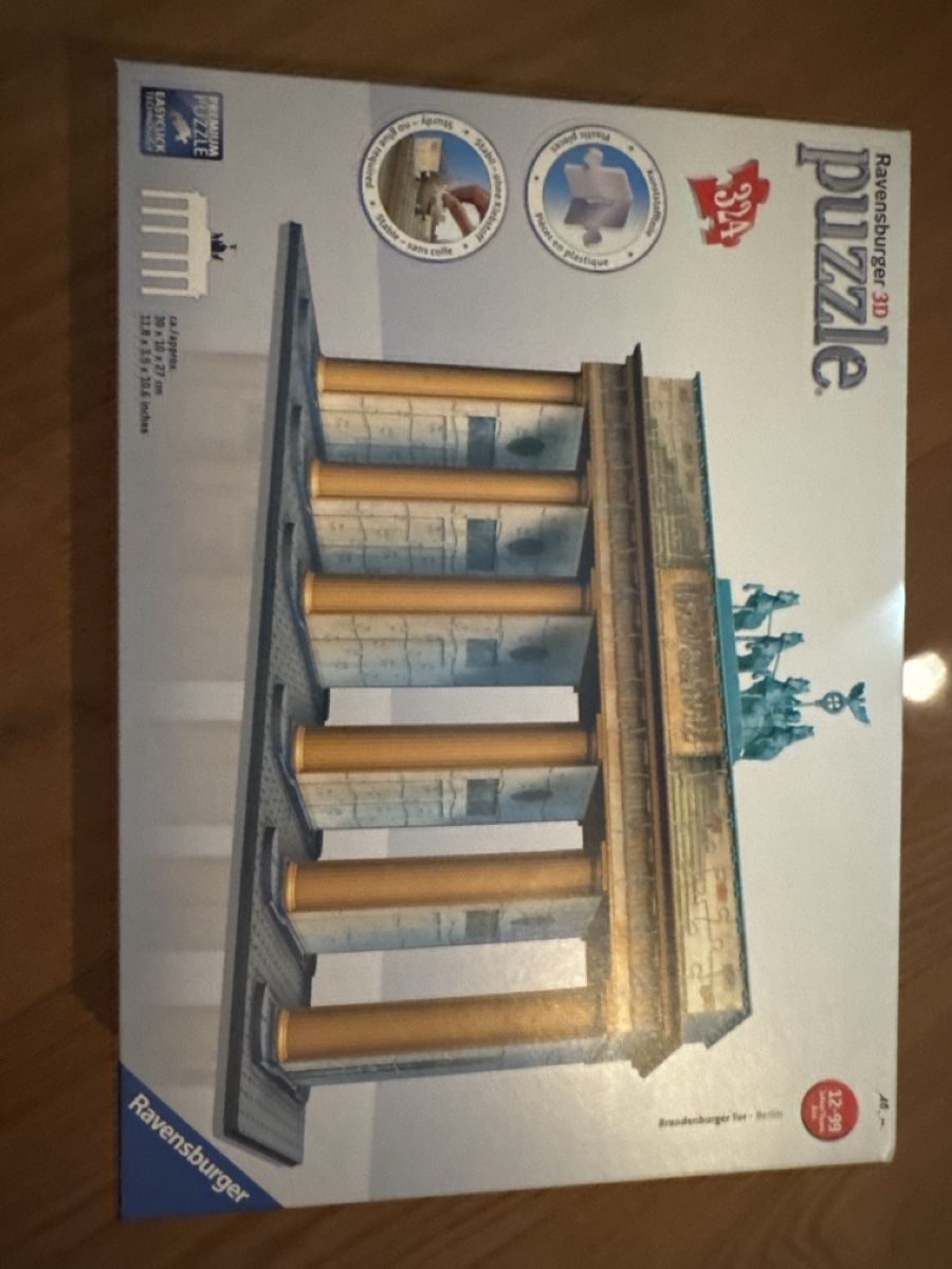Ravensburger Puzzle: 3D Puzzle Brandenburger Tor – Usato da Menziken venduto da xirixs
