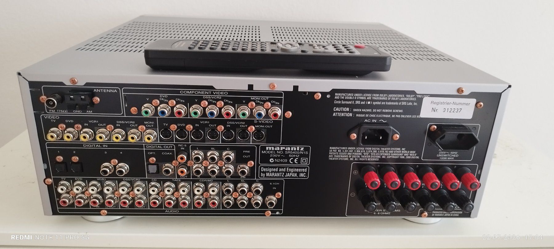 Marantz Ricevitori: Marantz Verstärker-Receiver – Usato da Winterthur venduto da prisonmalteser 1