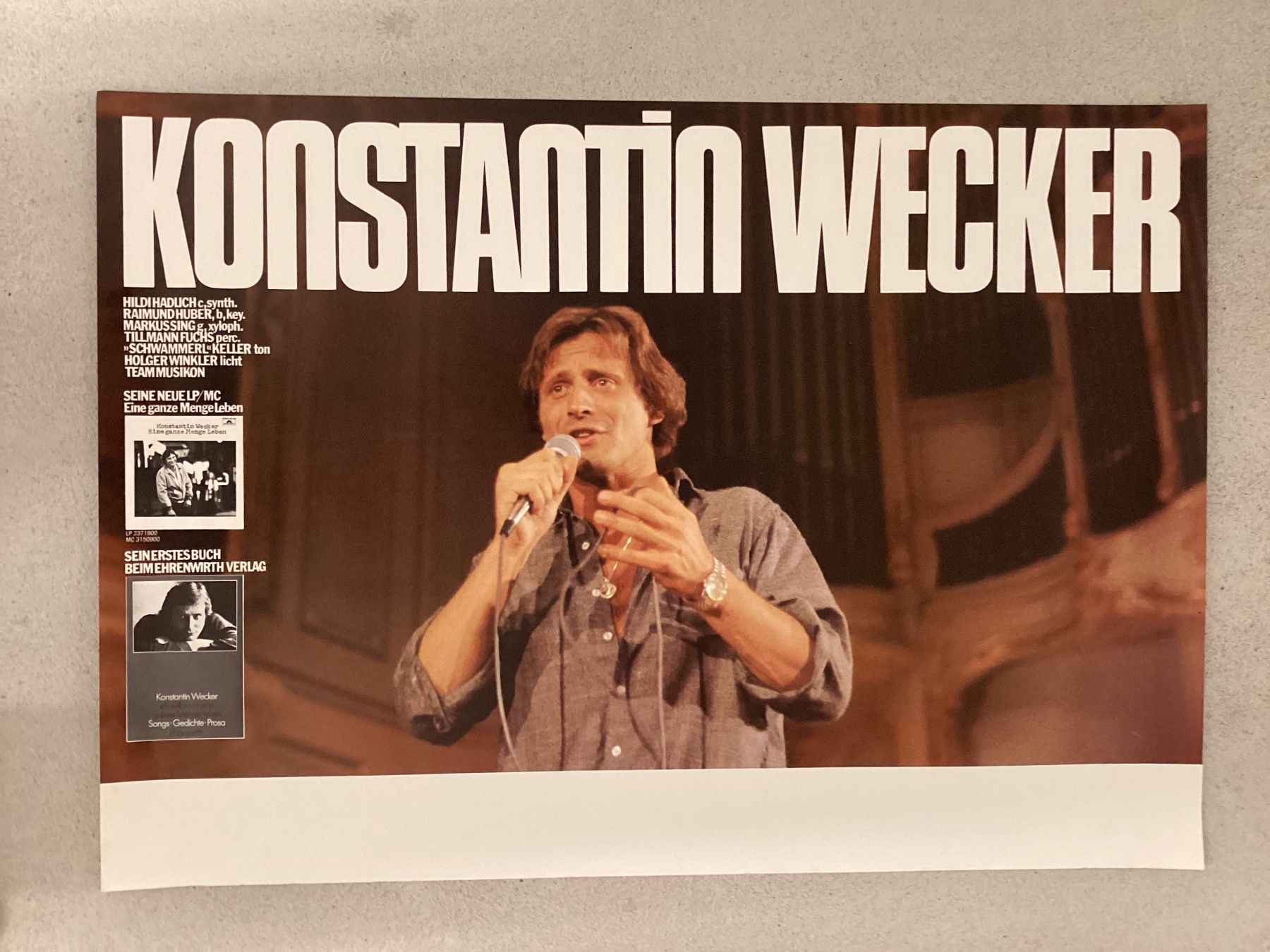 Foto & Immagini: Promoplakat Konstantin Wecker – Usato da Gutenswil venduto da Hamzian