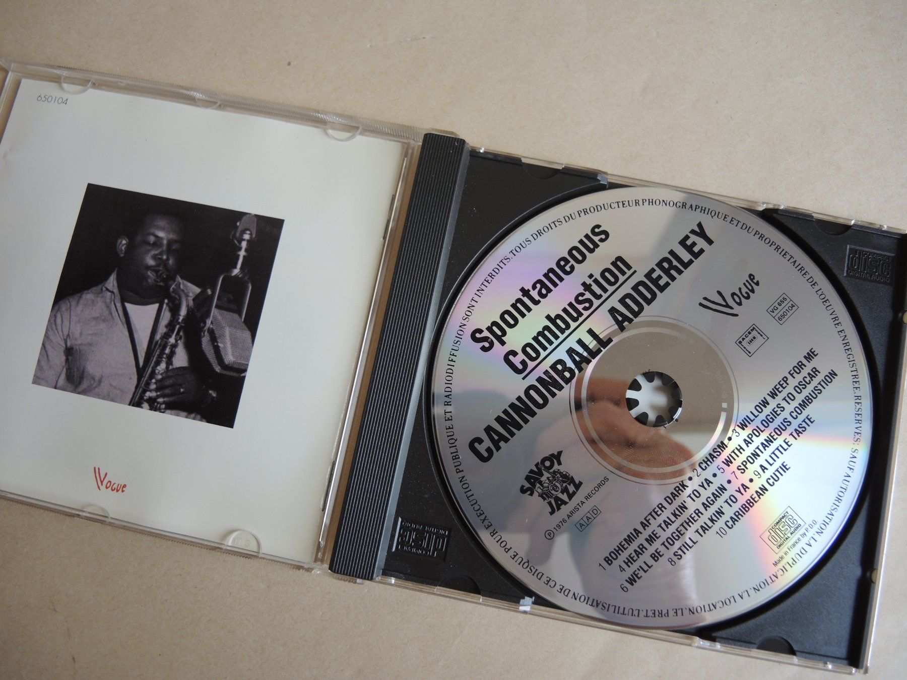 CD: Cannonball Adderley - Spontaneous Combustion - CD Jazz Top! – Usato da Rorschach venduto da Pop-upBrocki 1