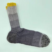 Handgestrickte Wollsocken Grösse: 40/41