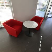 Sevil Peach Next Table Beistelltisch, Marmor Grau, H 66 cm