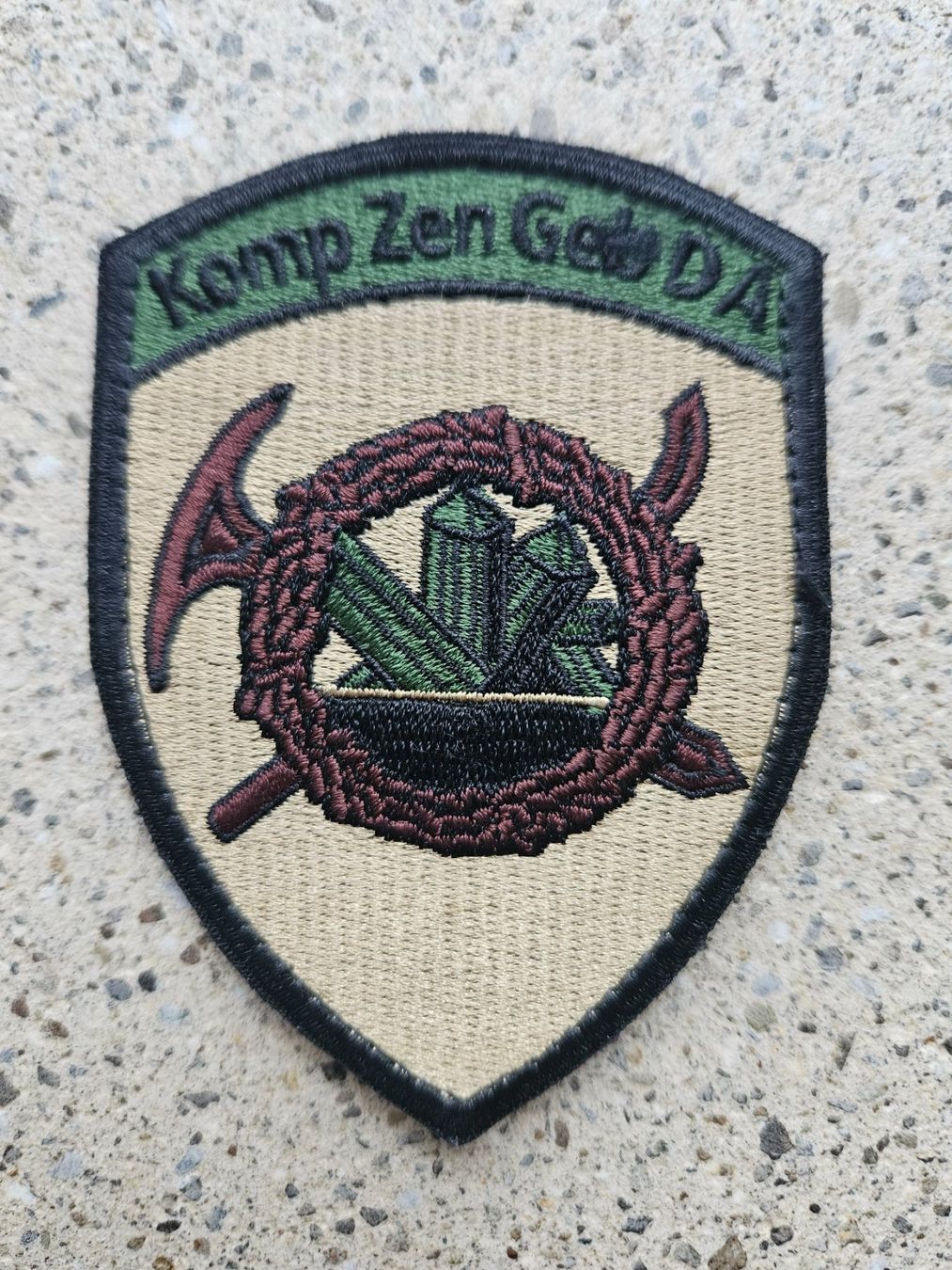 Placchette & Badge: Badge Komp Zen Geb DA mit klett *** – Nuovo e nell'imballaggio originale da Riedholz venduto da fr_sIruP