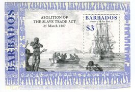 Block "Abschaffung der Sklaverei". Barbados