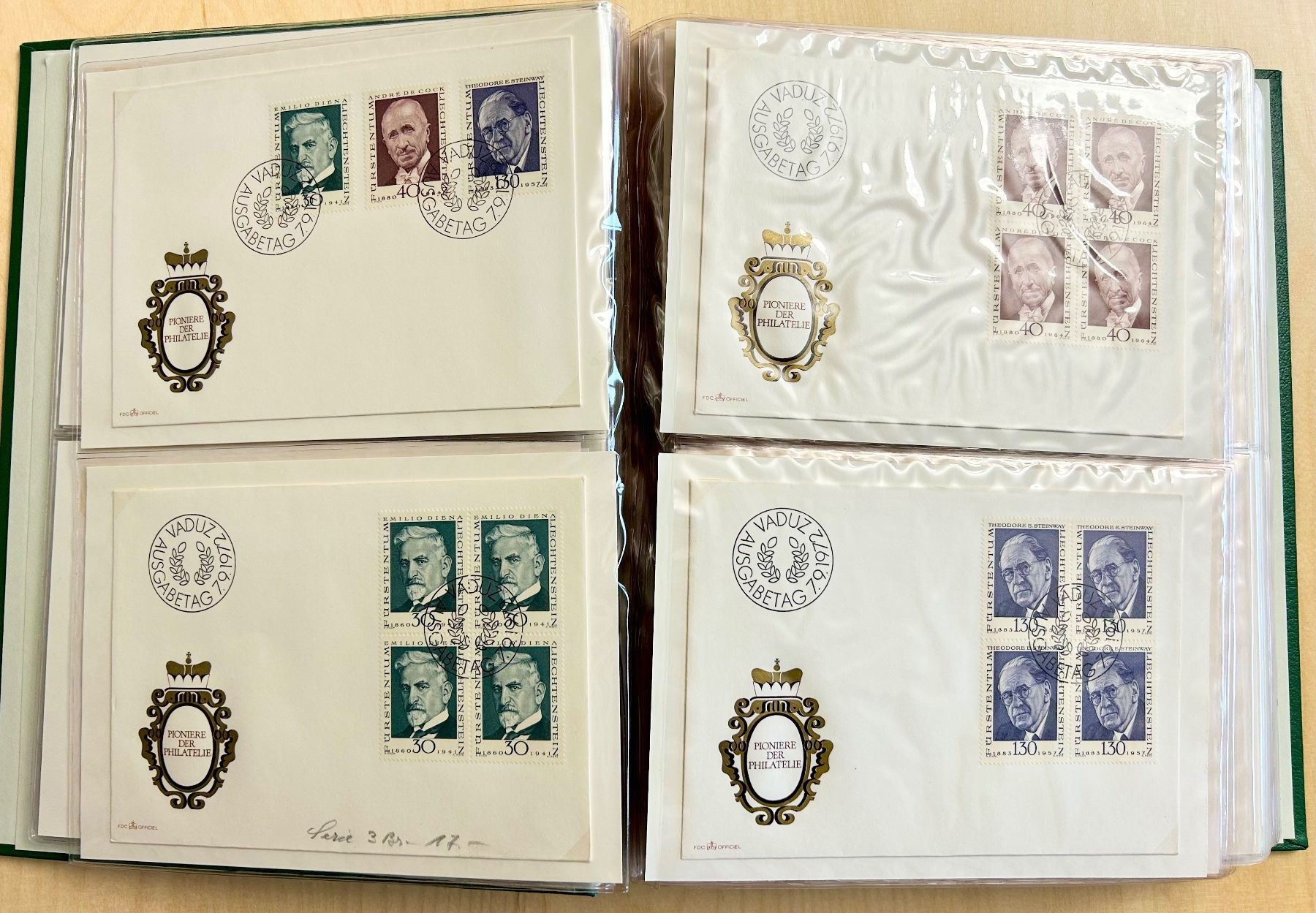 Tutti i francobolli: 2 Briefmarkenalben - gefüllt – Nuovo (secondo la descrizione) da Braunau venduto da Duczelli 2
