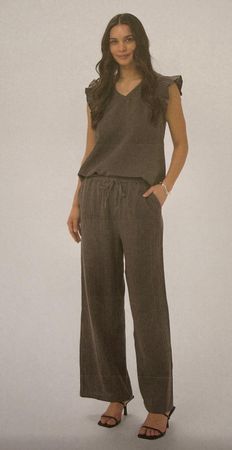 Damen 2-teiler Set / Bluse mit Stoffhose