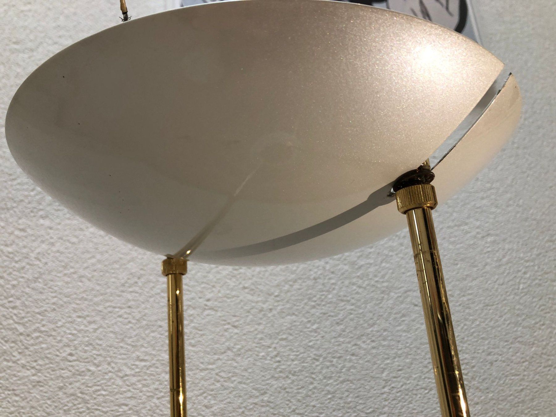 Lampadari & plafoniere: Schöne Deckenlampe aus Glas mit goldfarbenen Details – Usato da Affoltern am Albis venduto da mch_l8m6 9