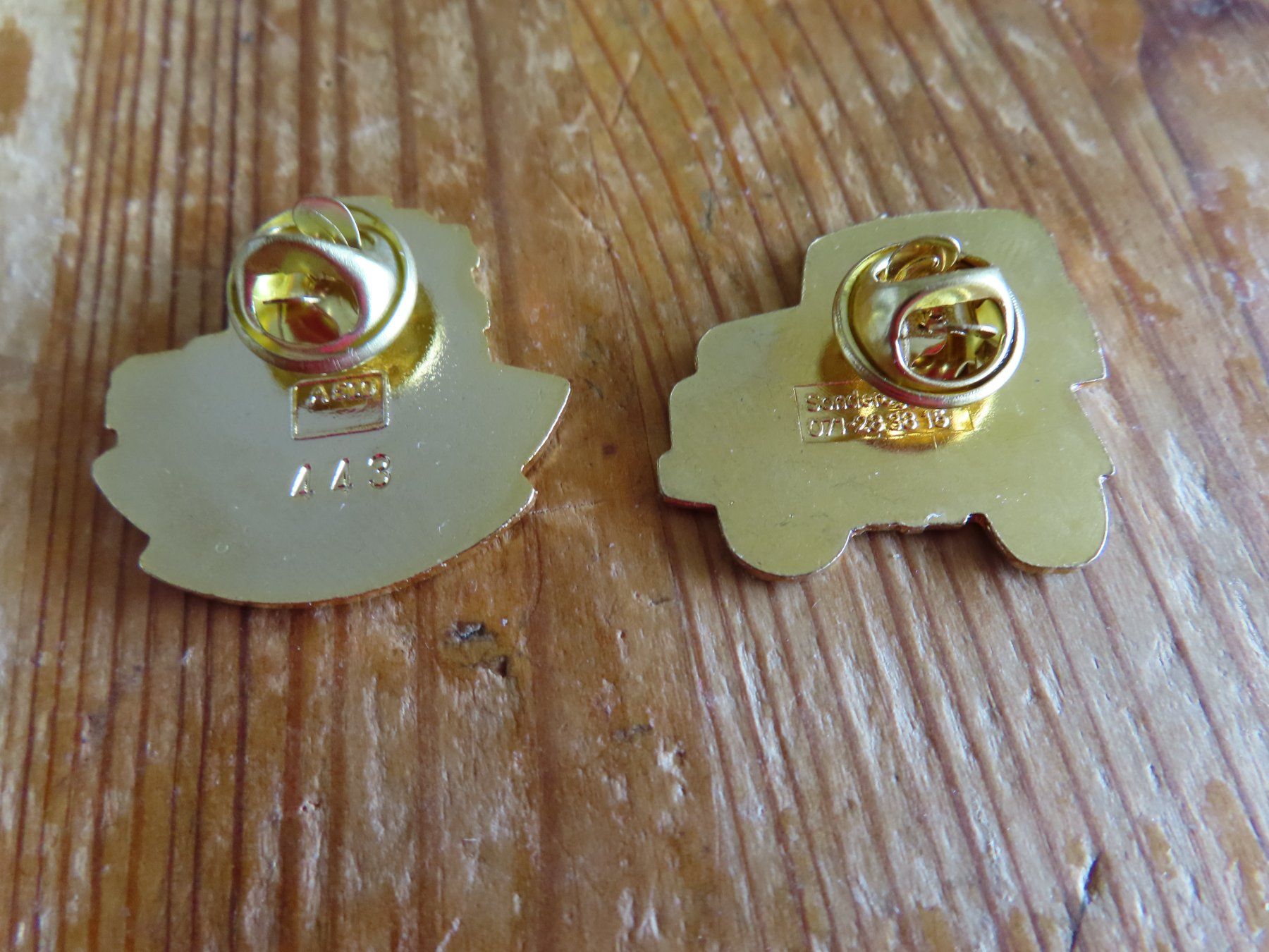 Saurer Placchette & Badge: 2 Pins Saurer Neuwertig – Usato da Egerkingen venduto da 190-48Turbostar 1