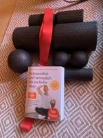 Faszienrollen set mit Buch, Fitness Zubehör, guter Zustand