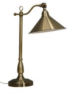 Tischlampe Messinglook verstellbar