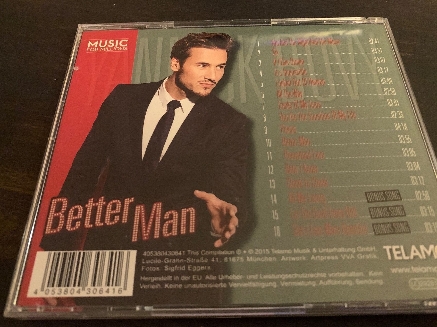 CDs: Yannick Bovy - Better Man (2015) – Gebraucht aus Dübendorf von Shreck 1