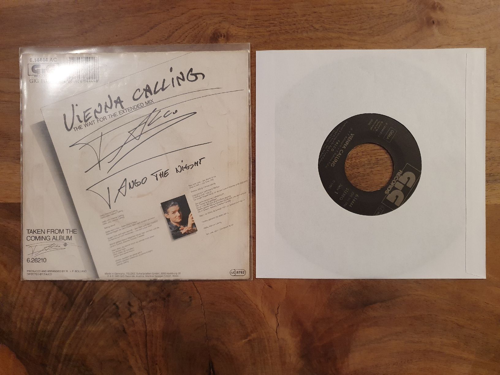 Dischi in vinile: Vienna Calling Falcos Hit-Single – Usato da Sirnach venduto da dimitri1963 1