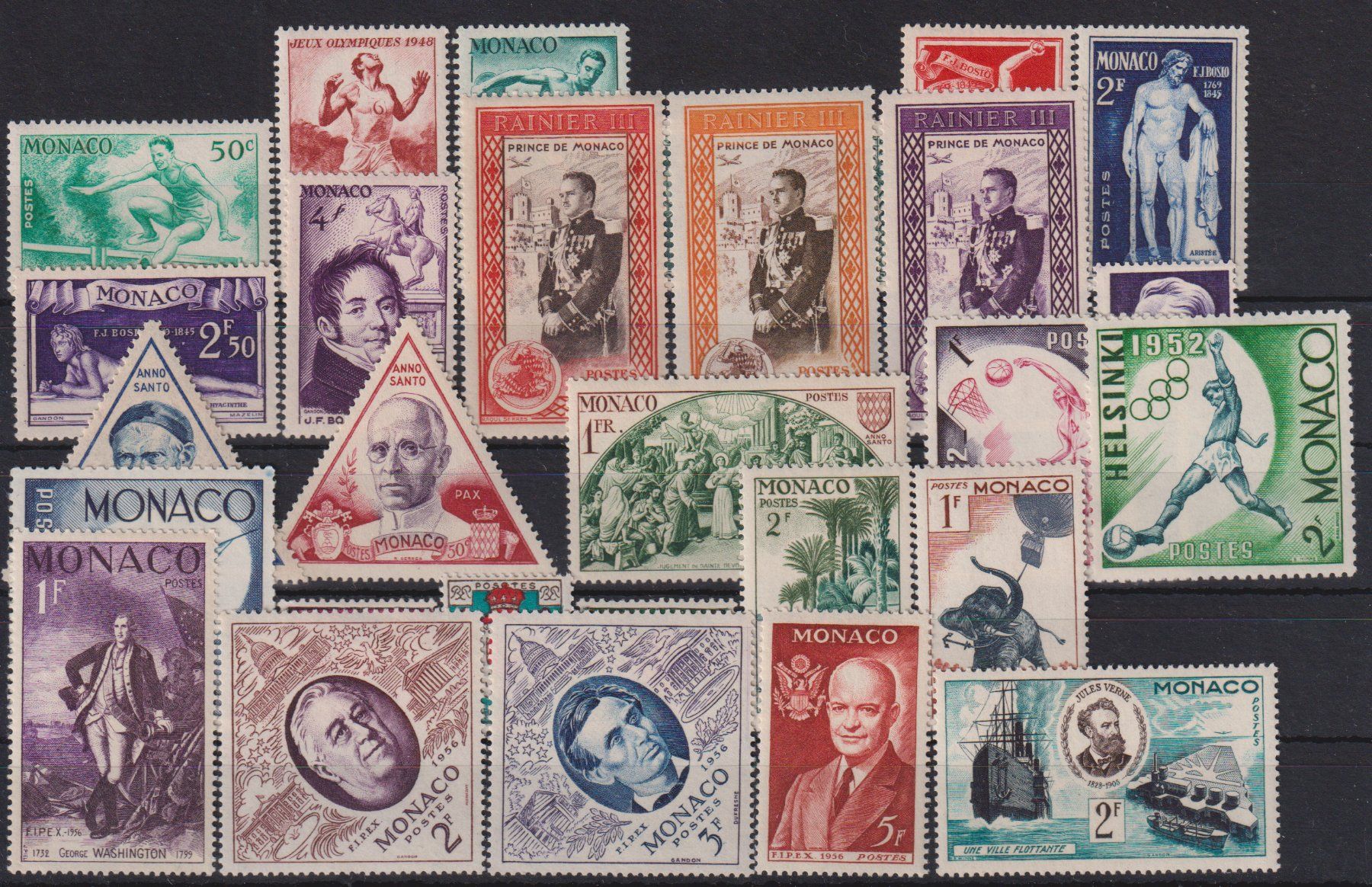 Alle Briefmarken: MONACO: Ausgaben ** – Neu (gemäss Beschreibung) aus Eschlikon TG von PhilCon