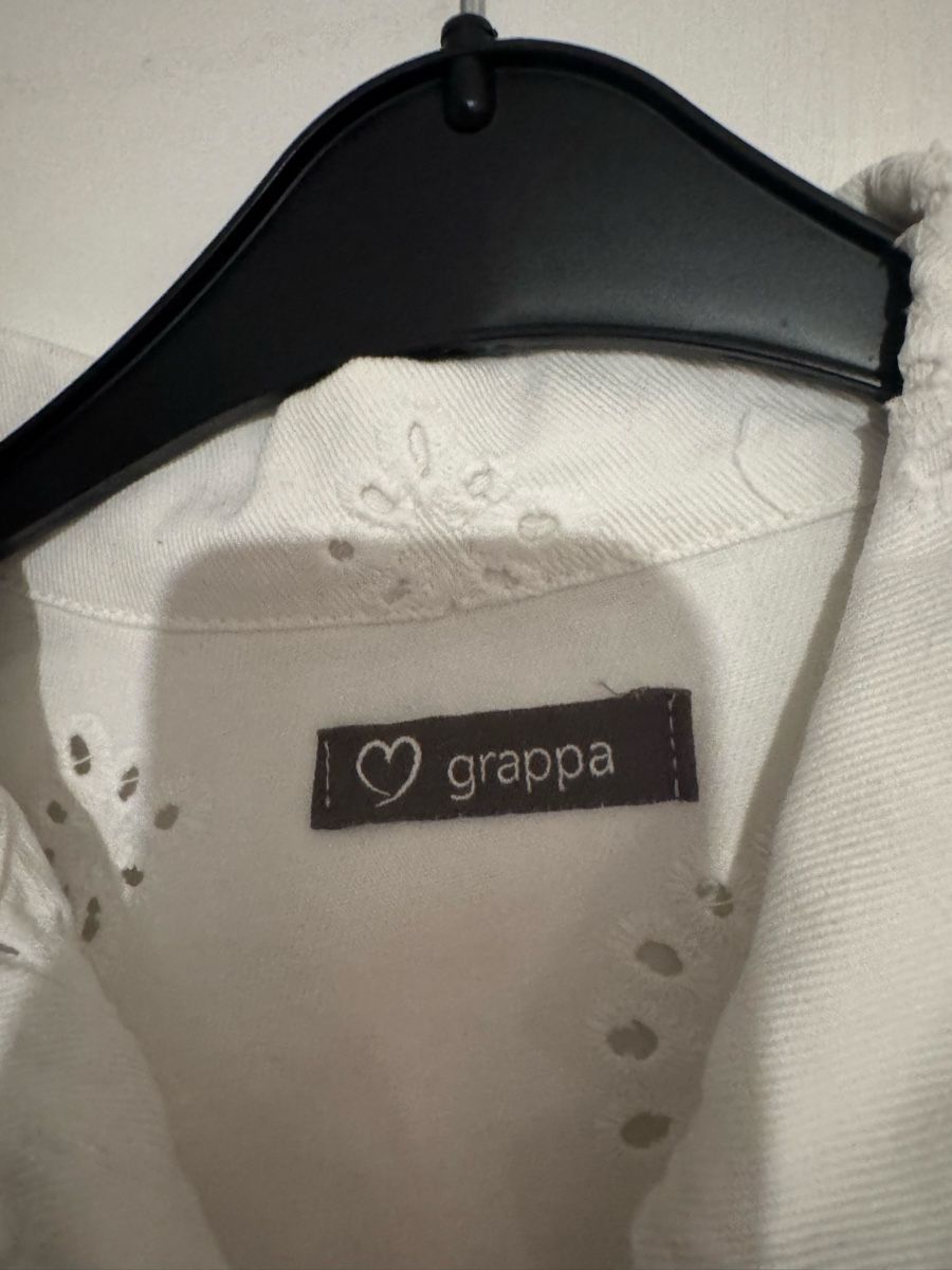 Giacche: Grappa Jeansjacke Weiss Sommer Crop-Stil – Nuovo (secondo la descrizione) da Zürich venduto da Selina_Hi 1